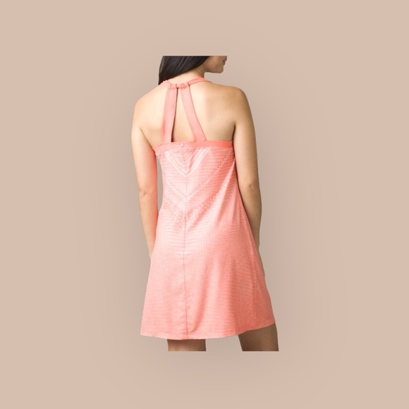 Prana Cantine activewear‎ dress size medium coral color. - Picture 6 of 7